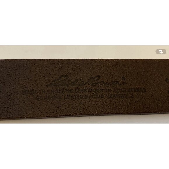 Eddie Bauer Brown Pebbled English Leather Belt Casual Everyday Jeans Sz 42 - Picture 9 of 15